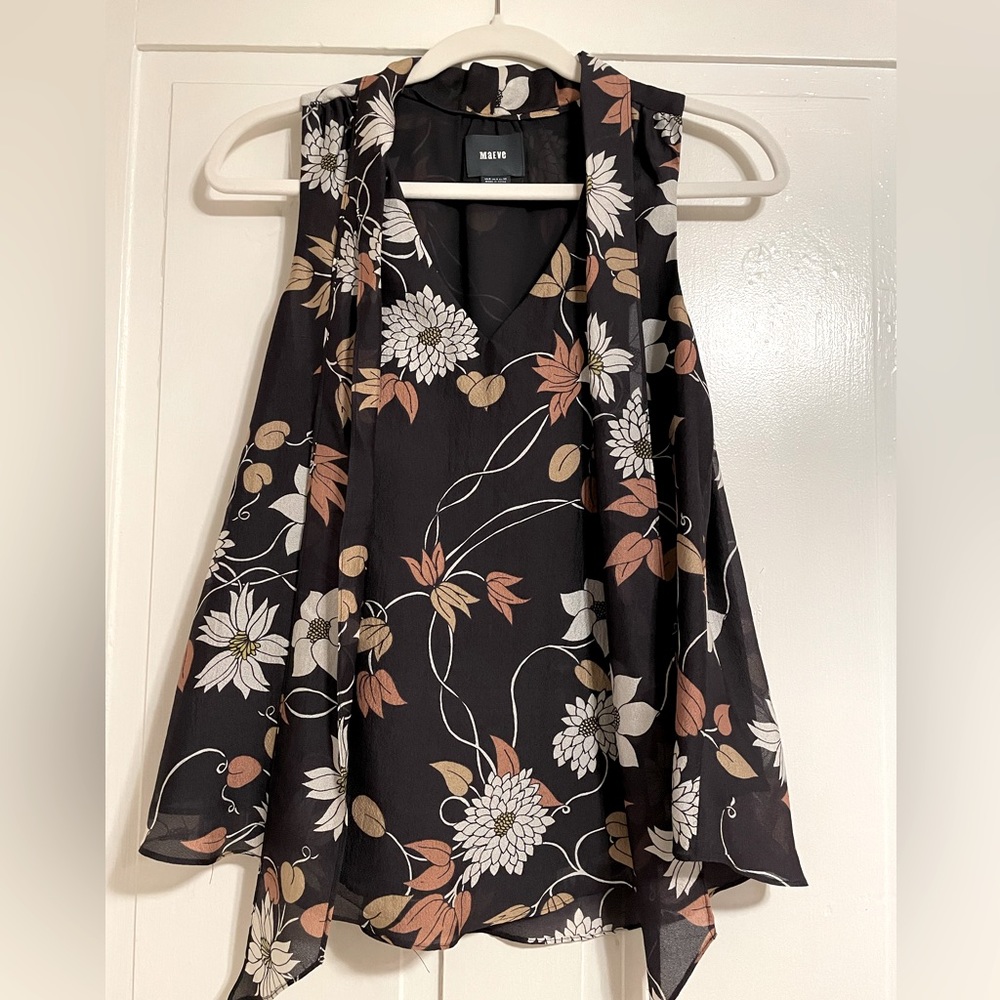Anthropologie sleeveless blouse sz 0